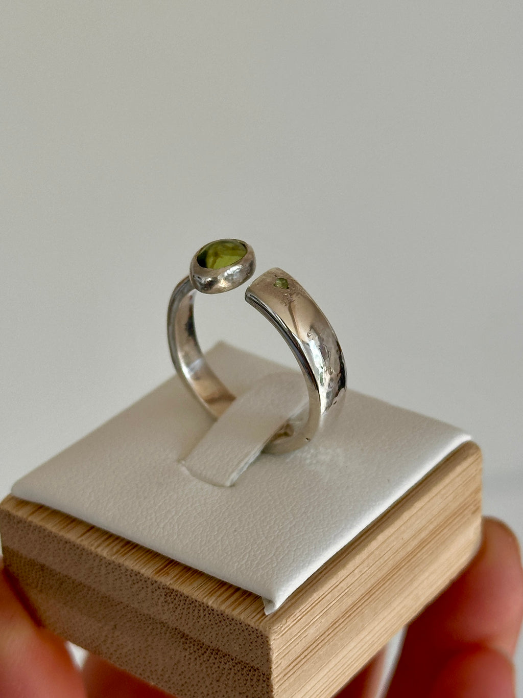 Peridot Memorial Keepsake Ring