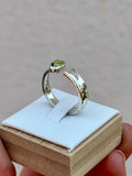 Peridot Memorial Keepsake Ring